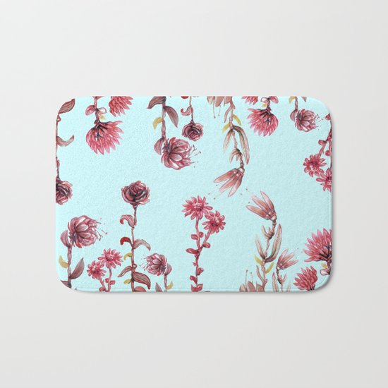 For Her (water color Garden!) Bath Mat
