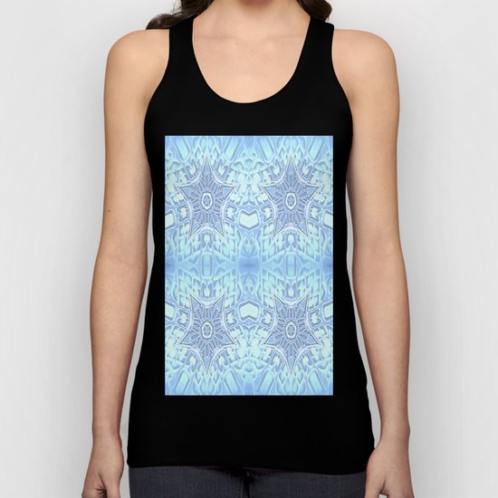 Frozen Blue Stars Unisex Tank Top