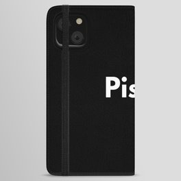 Pisces, Pisces Sign, Black iPhone Wallet Case