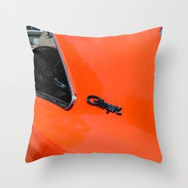 American muscle - orange Throw Pillow