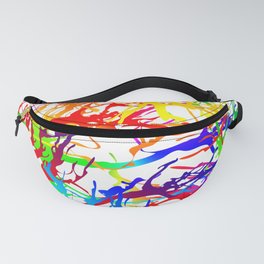 Tickled - white Fanny Pack