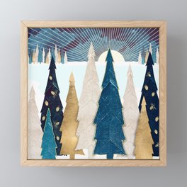 Winter Trees Framed Mini Art Print