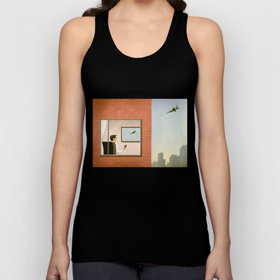 War is Closer Than You Think Unisex Tank Top