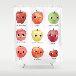 Apple Season Shower Curtain