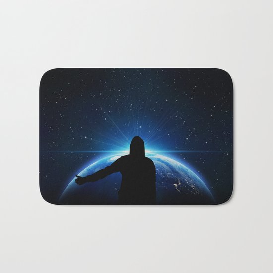 Space hitchhiking Bath Mat