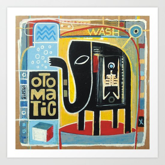 Otomatic Wash Art Print