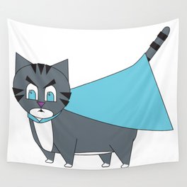 Super(angry) Kitty Wall Tapestry