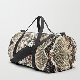 Luxury Snake Print Duffle Bag