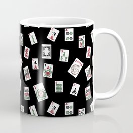 Black Mahjong Coffee Mug