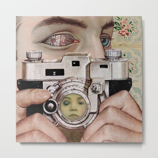 EYE OF THE BEHOLDER Metal Print