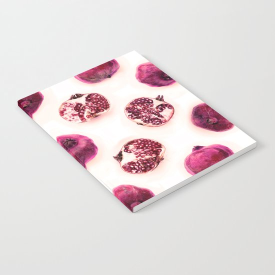 Pink Pomegranate Polka Dots Notebook
