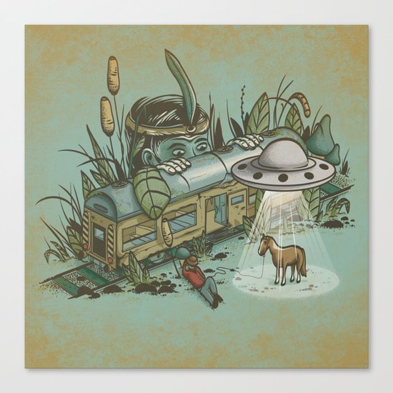 Stolen Horse Canvas Print