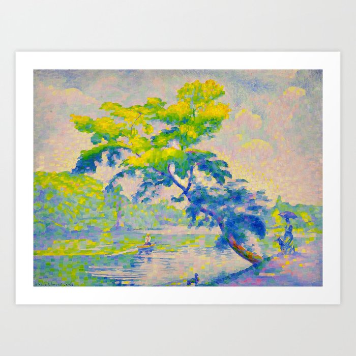 Bending Tree 1905 Henri Edmond Cross Neo Impressionism Pointillism