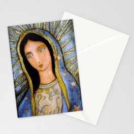 Our Lady of Guadalupe by Flor LArios Stationery Cards