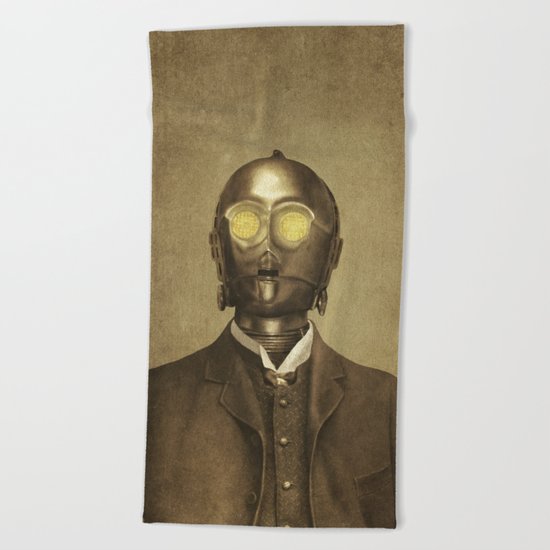Baron Von Three PO Beach Towel
