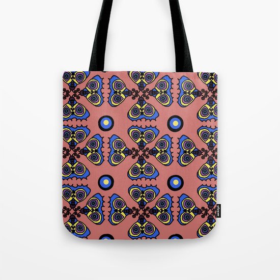 Butterflies and Dots Tote Bag