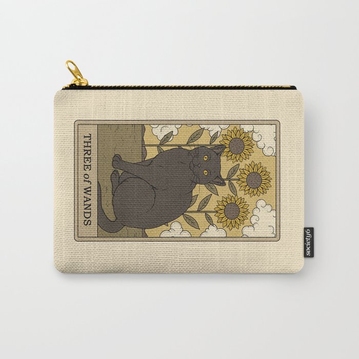 Three of Wands Carry-All Pouch