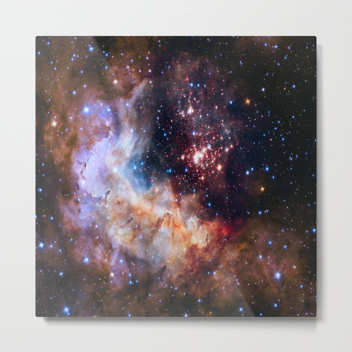 picture of star by hubble : celestial firework Metal Print