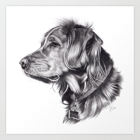 Retriever Art Print