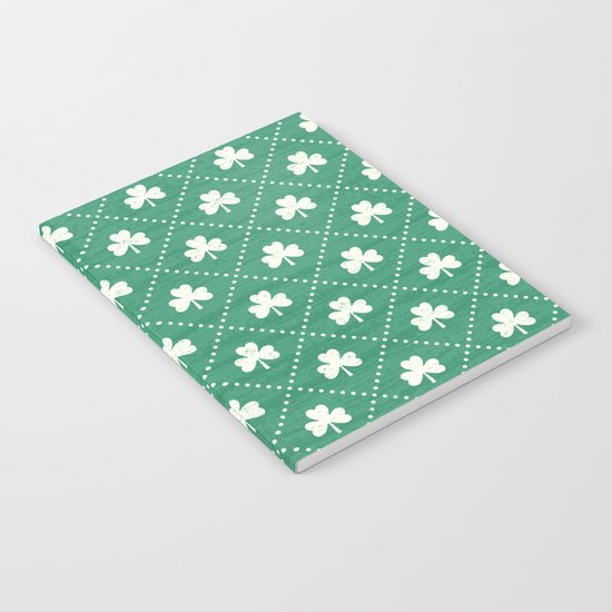 SHAMROCK ON! - emerald Notebook