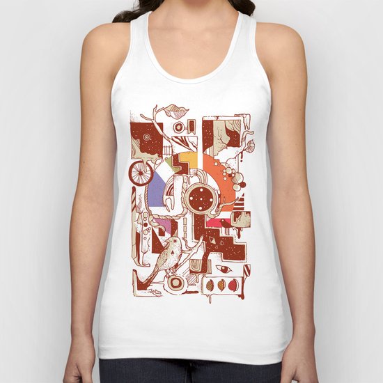 Somewhere Unisex Tank Top
