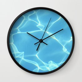 Swimming Pool water, Ripple Water, Sun Reflection Wall Clock