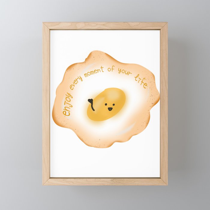 Egg Framed Mini Art Print