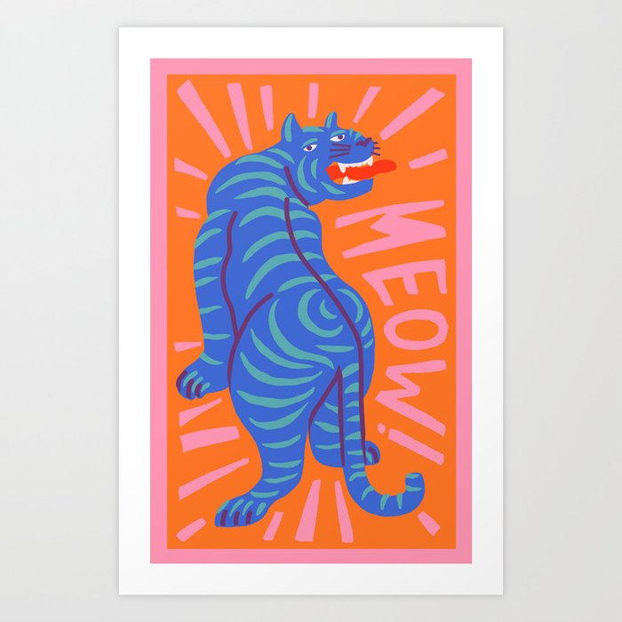 Meow Art Print