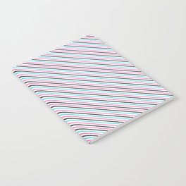 Straight Lines Pattern Notebook