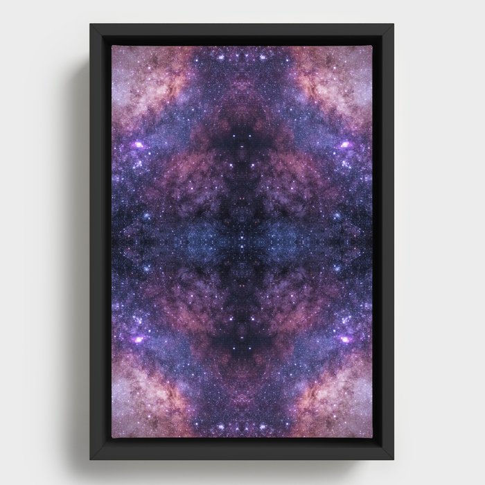 Cosmic Birth Framed Canvas