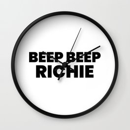 Beep Beep Richie Wall Clock
