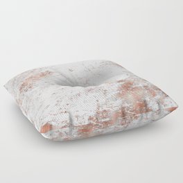 Rose And White Marble Collection Floor Pillow