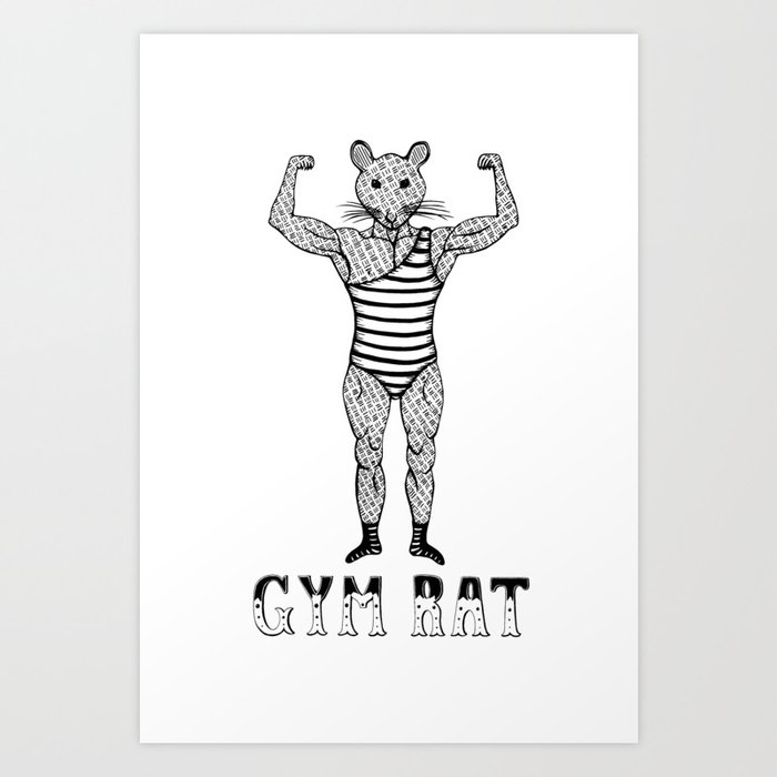 Gym Rats Art Print 