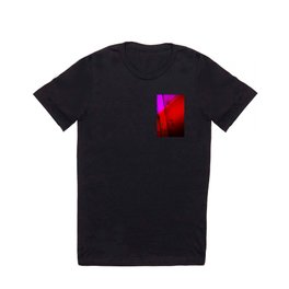 Purple,Red and Black T Shirt