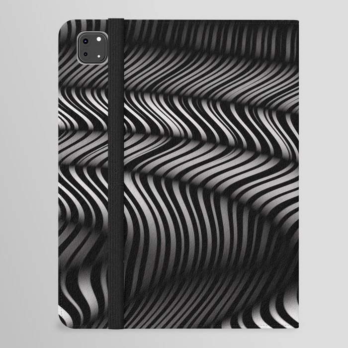 Black and White Fractal I iPad Folio Case