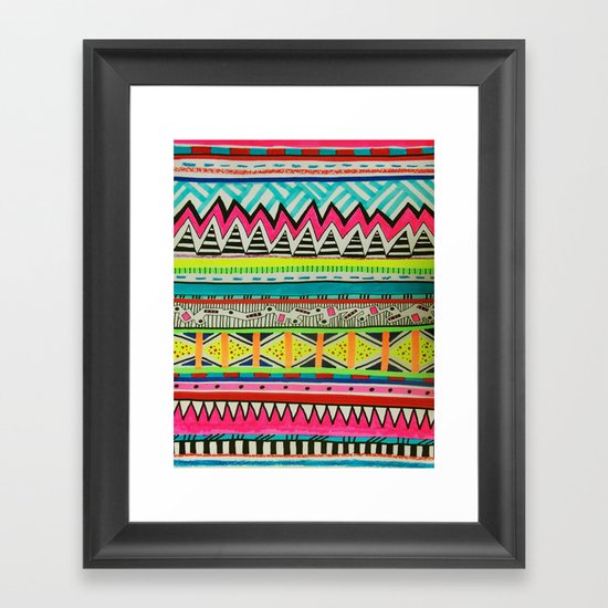 VIVID EYOTA Framed Art Print