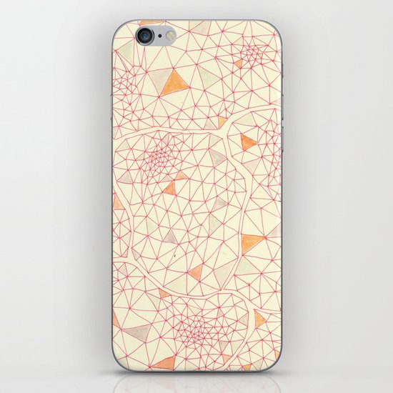 an abundance of triangular amoebas iPhone & iPod Skin