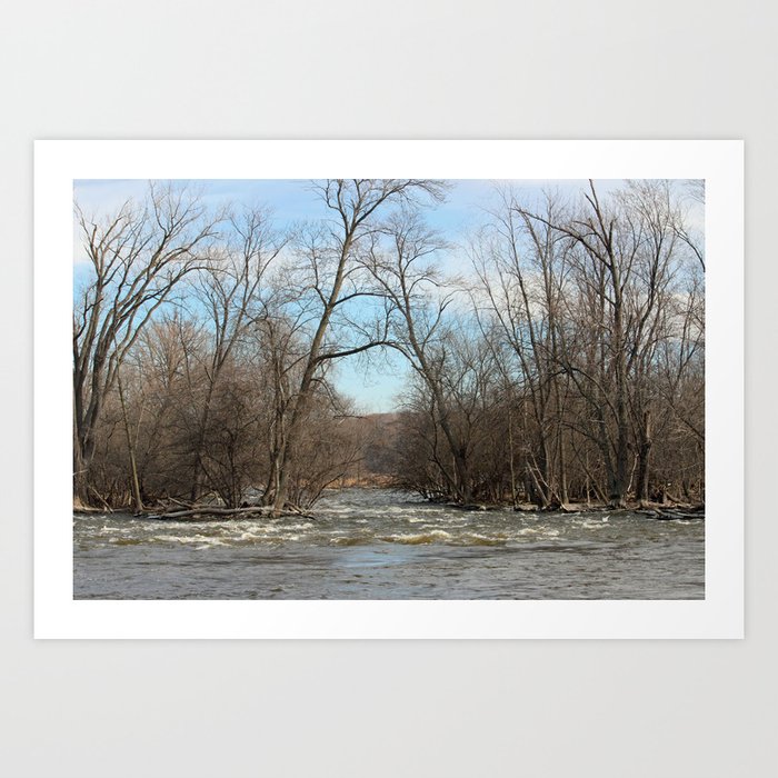 Beautiful View of the River Art Print