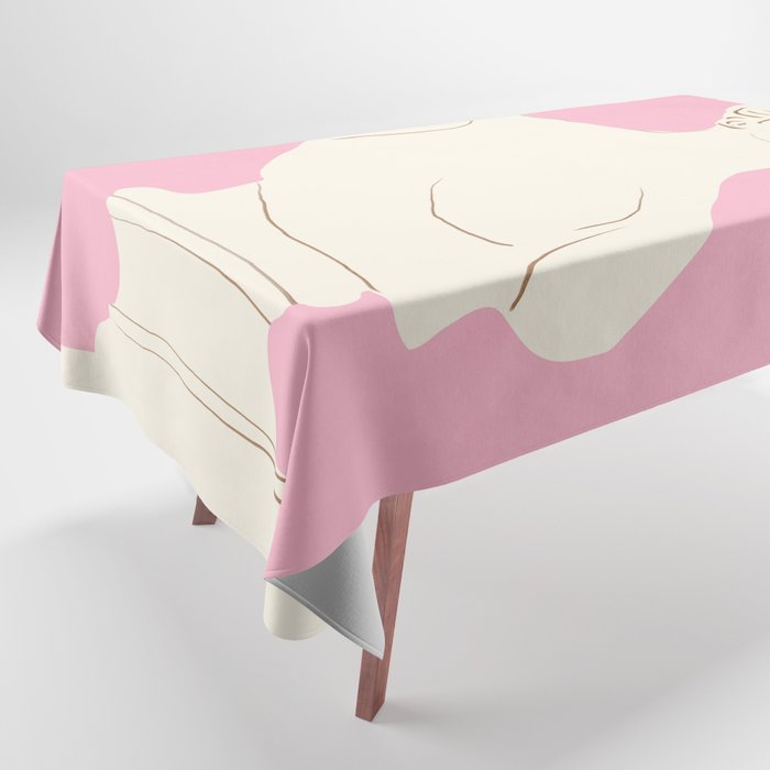 Minimalist Bust 4 Tablecloth