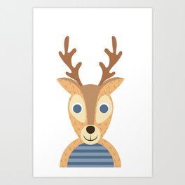 Forest Deer Art Print
