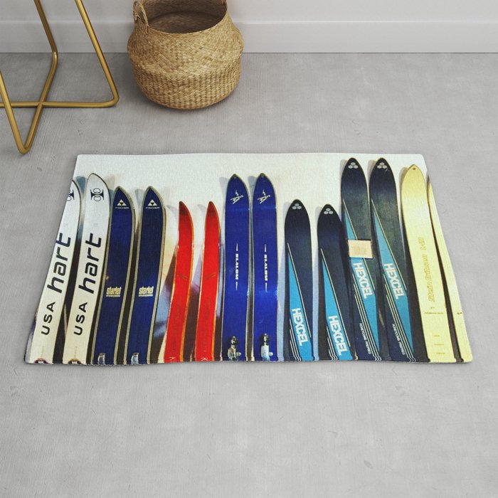 Vintage Ski Collection Rug