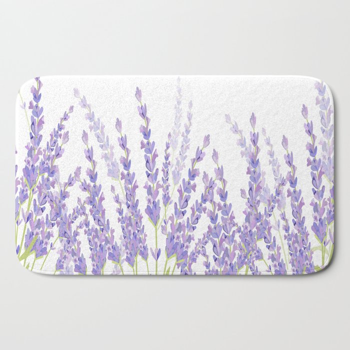 Lavender in the Field Bath Mat