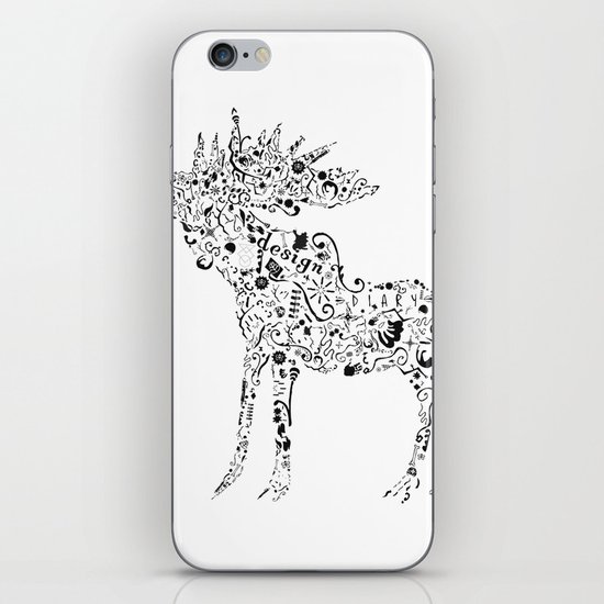 Many shapes of the Moose iPhone & iPod Skin
