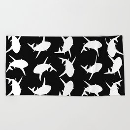 Shark Pattern Beach Towel