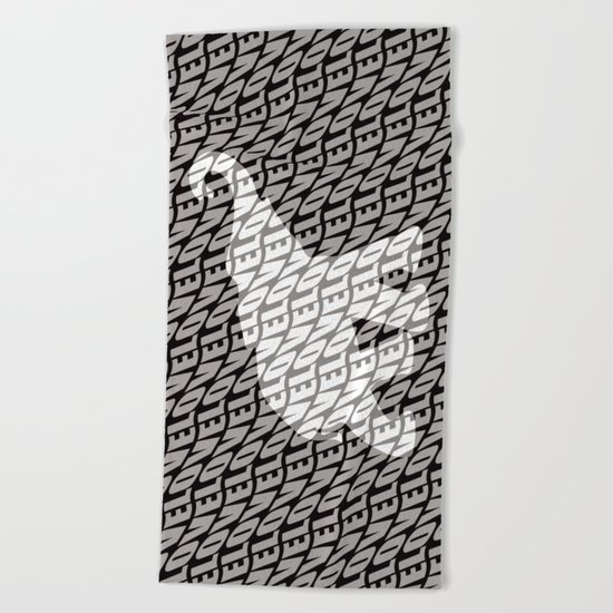 I love the elephant Beach Towel