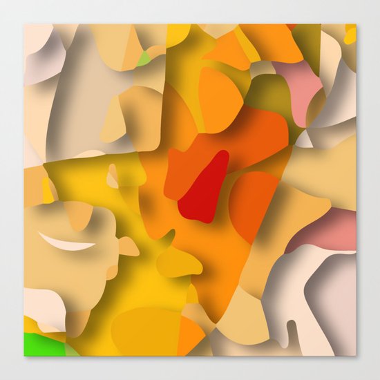 red spot Canvas Print