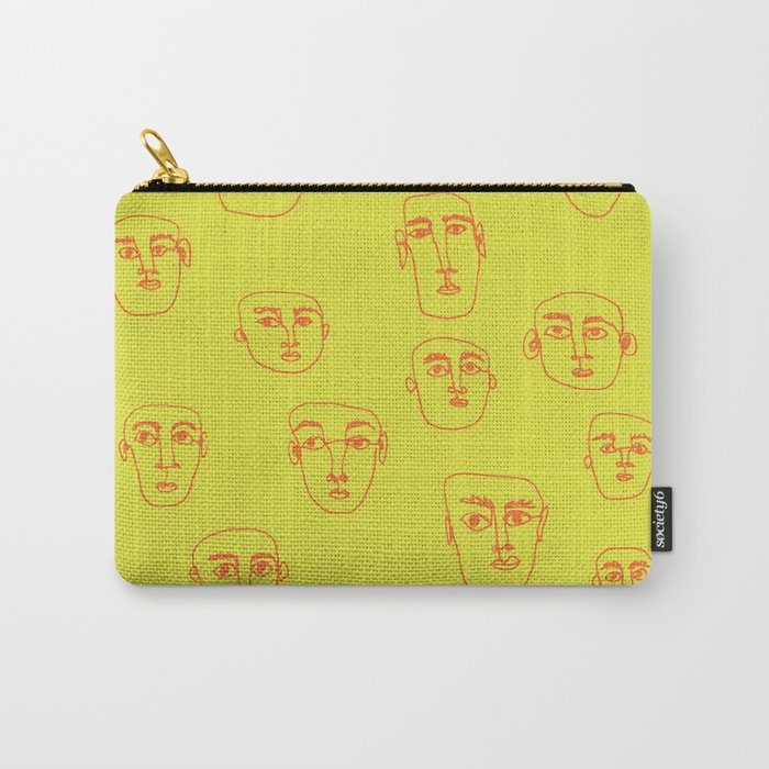 Faces in a Crowd pt.2 Carry-All Pouch