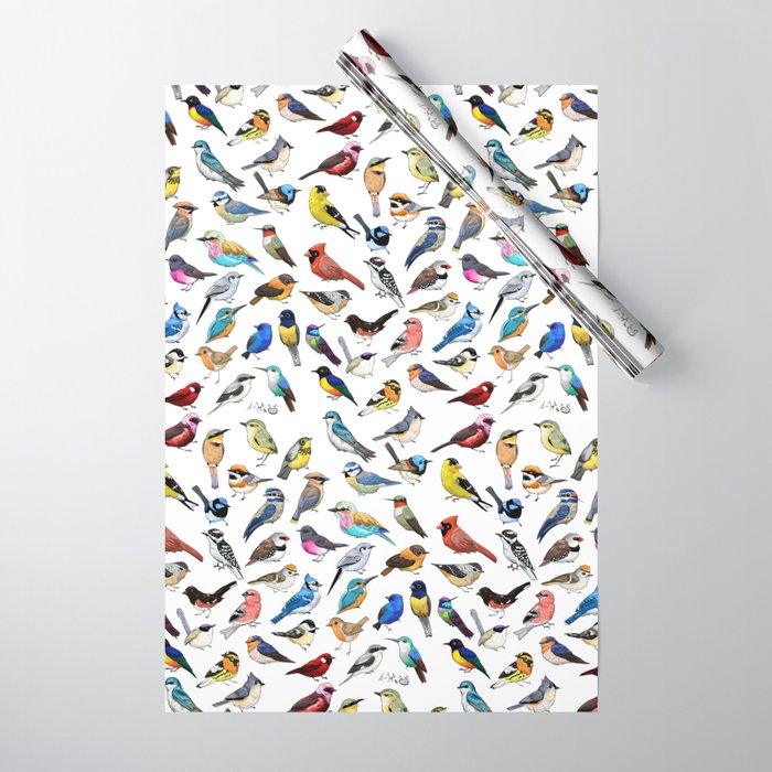 Bird on sale wrapping paper