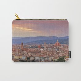 Panorama Florence, Italy. Carry-All Pouch | Italy, Europe, Florence, Dome, Cityscape, Cathedral, Travel, View, Photo, Santa 