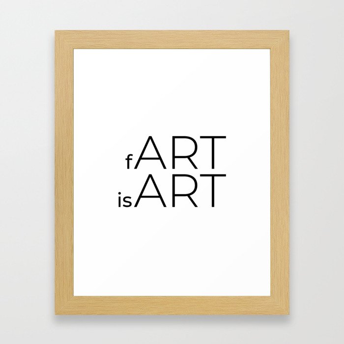 fArt is Art Framed Art Print